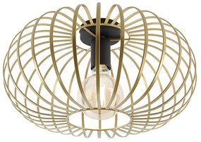 Inteligentna lampa sufitowa złota 39 cm w tym WiFi G95 - JohannaDesignerski Oswietlenie wewnetrzne