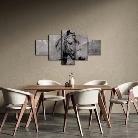 Obraz - Portret konia (125x70 cm)