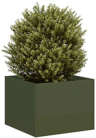 Oliwkowa donica ogrodowa w nowoczesnym stylu S4-S27