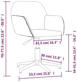 Niebieskie tapicerowane krzesło do biurka  A5-M49