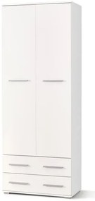 Regał zamykany LIMA REG-2 biały połysk HALMAR