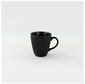 Czarne ceramiczne kubki zestaw 6 szt. 0.3 l – Hermia