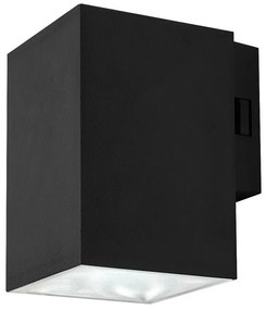 Rabalux 77156 zewnętrzna lampa ścienna LED Urfa, 9W, IP65, czarna, 11,5 cm