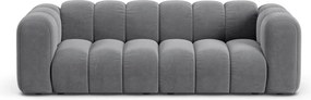 Jasnoszara sofa 228 cm Lupine – Micadoni Home