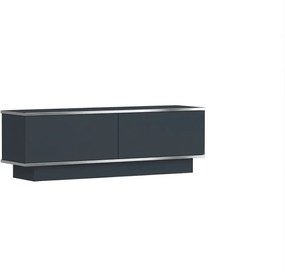 PROMOCJA Stolik RTV ALVIN 135 cm, antracyt/srebrny II. jakość