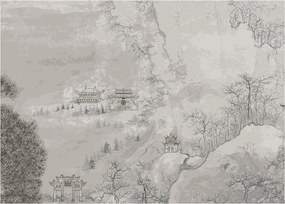 Obraz - Chiński krajobraz (70x50 cm)