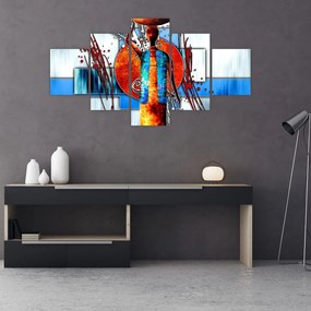 Obraz przedstawiający starożytną osobę (125x70 cm)