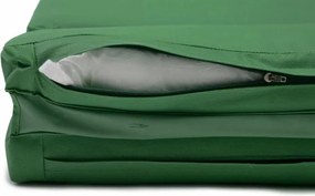 Poduszka na leżak ogrodowy ciemnozielona