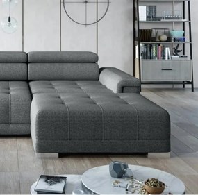 Narożnik CAMPO S z elektryczną regulacją siedziska Prawostronny w tkaninie MEMPHIS 06 WERSAL