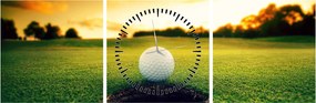 Obraz - Golf (z zegarem) (90x30 cm)
