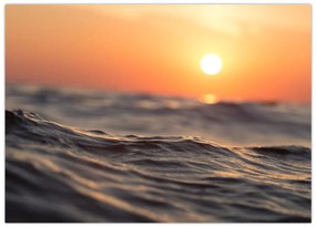 Obraz na szkle powierzchni wody (70x50 cm)