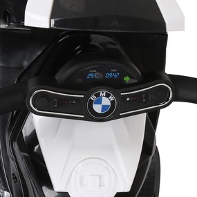 HOMCOM motorek elektryczny na licencji BMW 3 koła z akumulatorem czarny dla dzieci pojazd elektryczny | Aosom PL