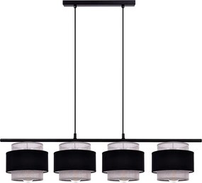 Lampa wisząca na listwie nad stół z 4 abażurami - 6X A533 H9-E45