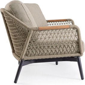 Jasnobrązowa sofa ogrodowa z litego drewna akacjowego Eulero – Bizzotto