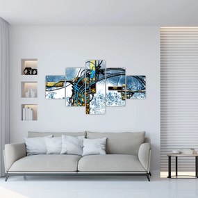Abstrakcyjny obraz (125x70 cm)