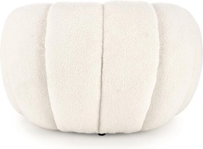 Fotel wypoczynkowy z tkaniny bouclé Gaspar Halmar