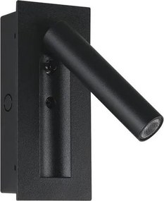 LED oprawa ścienna punktowa LED/2W/230V 3000K czarna