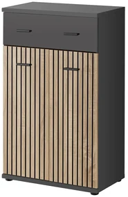 Komoda MARCO 60 antracyt/dąb artisan ASM Meble
