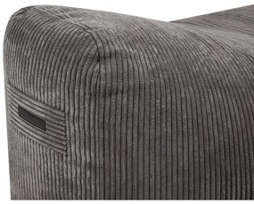 Brązowy sztruksowy worek do siedzenia Snug 130 – SLOWDOWN