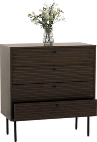 Komoda MCW-N78,  ciemny brąz