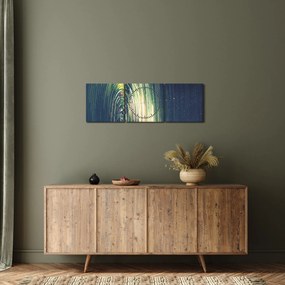 Obraz - Centrum wszechświata (z zegarem) (90x30 cm)