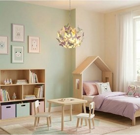 Żyrandol dziecięcy z plastikowym kloszem ø 50 cm Butterfly – Reality