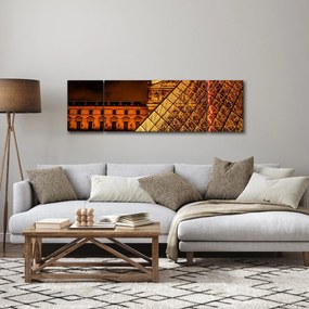 Obraz Luwru w Paryżu (170x50 cm)