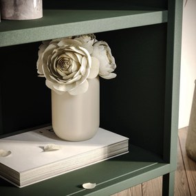 Regał na książki MARIO, 500 x 1800 x 350 mm, Modern: butelkowa zieleń