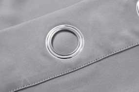 Zasłona OXFORD LIGHT 140x250 cm, jasnoszara Zawieszanie: Taśma z wiązaniami