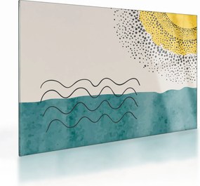 Obraz na szkle - Abstrakcyjny obraz plaży N⁰1 (70x50 cm)