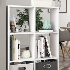 Room Divider biały 72x29x107.8 karree