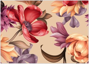Obraz - Vintage Flowers (70x50 cm)