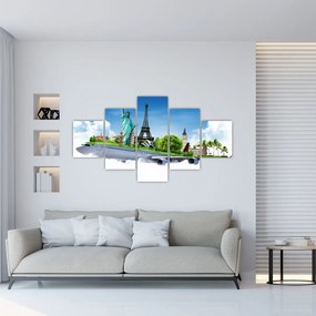 Obraz - Podróż dookoła świata (125x70 cm)