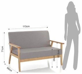 Sofa 113 cm Teresa – Tomasucci