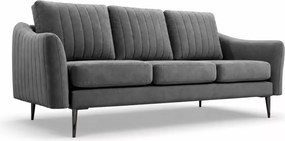 Sofa Valoris 3-osobowa welur – nowoczesna kanapa wolnostojąca do salonu