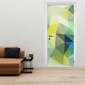 Fototapeta na drzwi - Abstrakcja geometryczna (95x205cm)