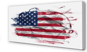 Obraz canvas na ścianę Flaga USA