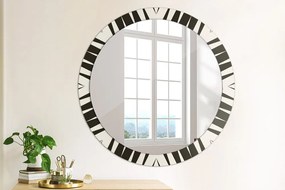 Lustro dekoracyjne okrągłe Abstrakcja geometria