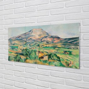 Szklany Panel Góra Świętej Wiktorii - Cézanne