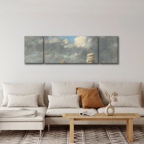Obraz - Eugène Boudin, Le Havre, reprodukcje (170x50 cm)