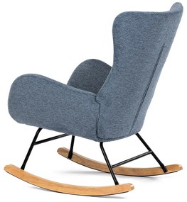 Fotel bujany BLUE2, niebieski