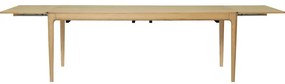 Rozkładany stół z litego drewna dębowego 90x200 cm Heart'n'Soul – UMAGE