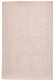 Różowy wełniany dywan Think Rugs Kasbah, 120x170 cm