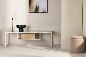 Metalowa szafka RTV RIVERSIDE 120x40cm, beżowy