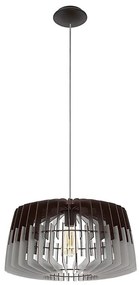 Eglo 96956 - Lampa wisząca na przewodzie ARTANA 1xE27/60W/230V szara/czarna 480mm
