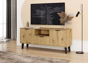 Szafka RTV pod telewizor dąb artisan - Henex 7X