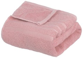 Różowy bawełniany ręcznik kąpielowy frotte 70x140 cm Simple – Casa Selección