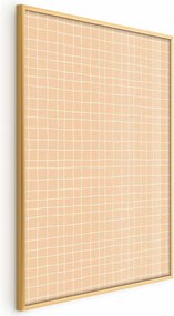 Plakat Linie i szum 60x90 cm z ramą złotą bez marginesu ARTGEIST B