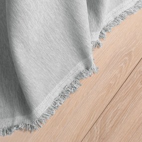 Jasnoszara narzuta z szenilu 220x240 cm Talo – Filumi