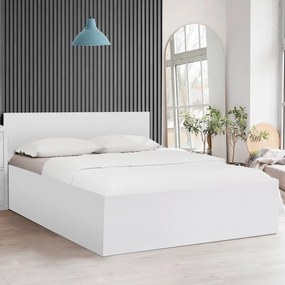 Łóżko  SOFIA 120 x 200 cm, białe Stelaż: Ze stelażem listwowym elastycznym, Materac: Materac Coco Maxi 20 cm